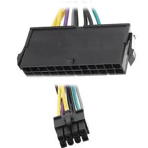 24-pin to 8-pin ATX PSU power adapter cable for 8P motherboards H61/H81/Q77/Q87/B75/A75/Q75/Q65