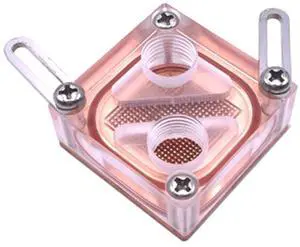 Chipset water cooling head computer water cooling acrylic transparent universal north bridge block suitable for computer CPU water cooling block
