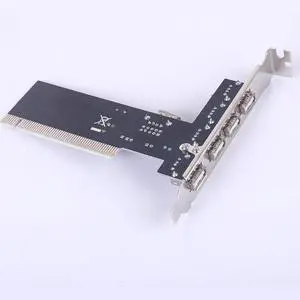 USB 2.0 4 Port 480 High Speed PCI Controller Card Adapter PCI Card for XP 2000 98
