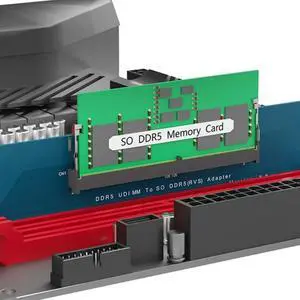 Laptop 5 to SO 5 U- Desktop Adapter Card, Memory Tester SO 5 to 5 U- Converter