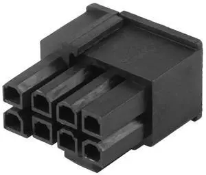 30pcs 4.2mm 6+2 pin 8P 8N Male Power Connector Plastic Housing for PC Computer ATX Graphics Card GPU, Black