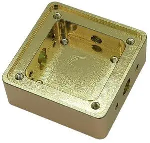 Aluminum housing shielding enclosure rf box electromagnetic gold conductive oxide