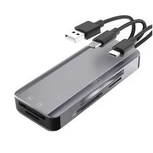 5-in-1 multi-function memory card reader, card reader adapter