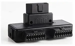 OBD2 1 to 2 adapter cable 16 pin 16 core OBD extension cable connector adapter cable universal DC5521 OBD2 1 to 2 adapter cable 16 pin 16 core OBD extension cable connector adapter cable universal DC5521