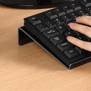 Desktop acrylic computer keyboard stand, keyboard lifter, desktop keyboard stand, desktop keyboard lifter