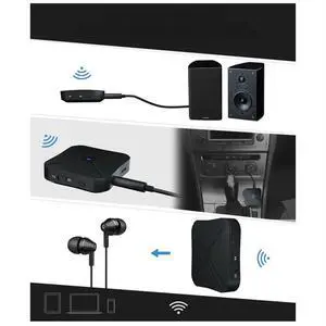 Bluetooth transmitter and receiver 2 in 1 stereo wireless multifunctional portable and convenient audio converter