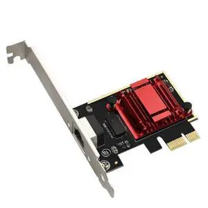 2.5G PCI-E to RJ45 Network Card Wifi Receiver Gigabit Diskless Network Card Ethernet 2500 2.5Gbps for PC
