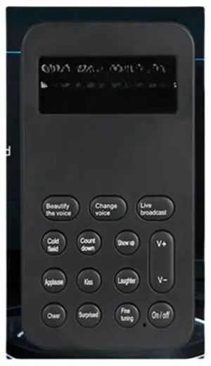 S9 Voice Changer 12 Voice Changer Modulator with Adjustable Voice Function, Mobile Phone Computer Sound Card Microphone Tool