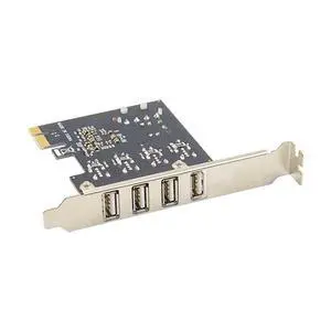 PCI-E to 4-port USB 2.0 conversion card PCIE USB2.0 adapter card MCS9990 chipset supports hot-swappable USB adapter card