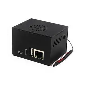 Metal housing with fan and heat sink for accessories (with antenna)