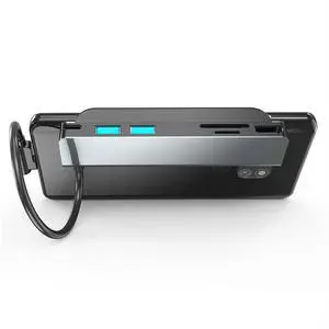 USB C HUB 3.0 87W PD HDMI Compatible Converter C 90 Degree Multi-Function Side Clip Adapter