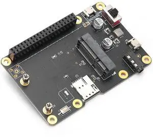 Mini 3G/4G/Module HAT Portable USB Expansion Board with SIM Card Slot, Vertical Adapter Card Mini 3G/4G/Module HAT Portable USB Expansion Board with SIM Card Slot, Vertical Adapter Card