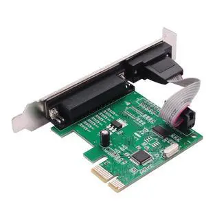 RS232 RS-232 serial port DB25 printer parallel port LPT to PCI-E PCI card adapter converter WCH382L chip