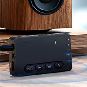 Wireless Headphones Bluetooth 5.2 Transmitter Receiver Low Latency Dual Link Wireless Audio Adapter AUX RCA Car