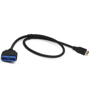 30CM USB 3.1 E-type male to IDC20P male adapter cable 20n extension cable for computer motherboard