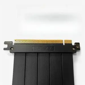 PCI-E 4.0 16X graphics card extension cable adapter board expansion port 180 degree 10CM connection cable PCI-E 4.0 16X graphics card extension cable adapter board expansion port 180 degree 10CM connection cable