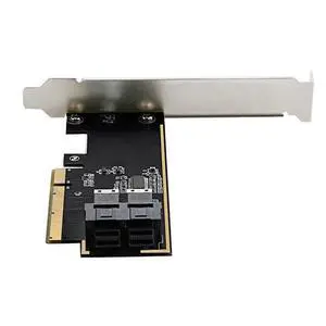 PCIE 8X to 2-port U.2 adapter card SFF8643 dual SSD PCIE X8 expansion card SFF8643 U2 adapter card