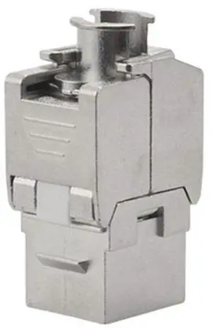 12pcs RJ45 s 7 6A Shielded FTP Zinc Alloy Module Networks Jack Connector Adapter 10GB Network