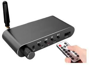 Bluetooth 5.1 Transmitter Receiver Audio Adapter Coaxial/Optical Adapter D/A Converter with Remote Control