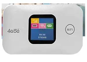 Portable 4G WiFi Router MiFi 150 Car Mobile WiFi Wireless Hotspot Color Screen with Sim Card Slot Support 10 Users