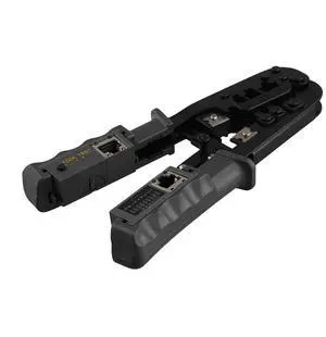 RJ45 Crimper Network Cable Tester Cutting Tool for 7 6 5 RJ11 RJ12 RJ45 Crimper Metal Clip