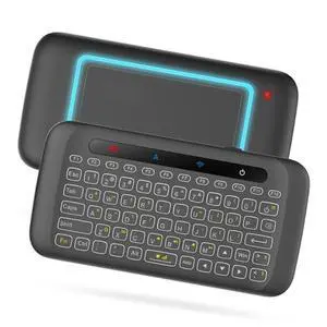 H20 2.4 Wireless Keyboard Backlight Air Mouse Remote Control Touchpad Replacement Keyboard for TV Box