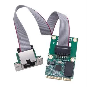 Mini PCIE Gigabit Network Card Single Port RJ45 Ethernet Card Port Fixed Ethernet Card for Computer PC