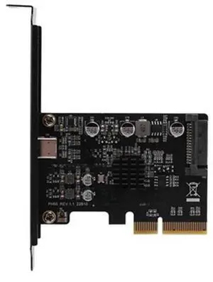 USB PCIE Card Type C PCI-4X to USB 3.2 2X2 (20Gbps) ASM3242 Chipset