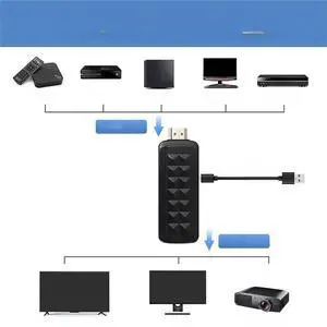 4K 60Hz HDMI compatible adapter HDMI compatible converter computer monitor cable