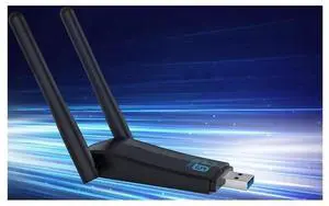 Wireless USB 3.0 WiFi Adapter for Desktop Computer, 1300 USB WiFi Dual Band Network Adapter for Win 11/10/8/7/XP
