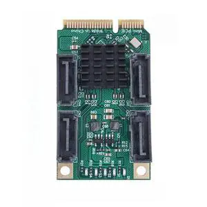 Mini PCI-E SATA 4 Ports SATA 6G Mini PCI Controller Card SATA3.0 Mini PCI SSD Adapter Card