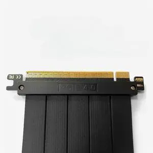 PCI-E 4.0 16X graphics card extension cable adapter board expansion port 90 degree 15CM connection cable