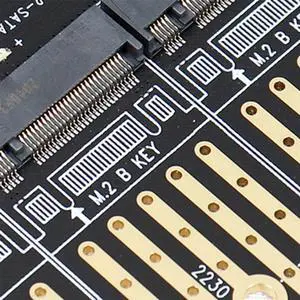 PCIe to Adapter B Key M2 M.2 4 Port SATA SSD 10 to PCI X1 Adapter PCI-E M.2 Expansion Card Riser Card