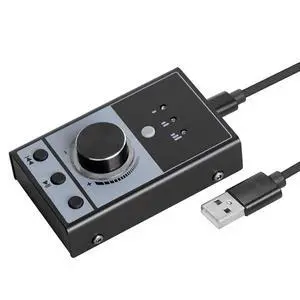 USB computer volume regulator controller computer mobile phone peripheral volume controller mini switch wire controller