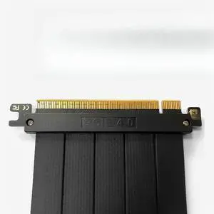 PCI-E 4.0 16X graphics card extension cable adapter board expansion port 180 degree 15CM connection cable