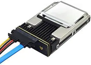 Desktop SATA to SAS Adapter Converter 6Gbps SATA (7&15) 22-pin Male to SAS 29-pin Expansion Card for 2.5-inch 3.5-inch SAS Hard Drive