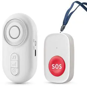 Nursing Staff Pager Wireless Nurse Call Button for Elderly Monitoring SOS Alarm System Portable Alarm Call Bell