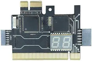 TL611 Diagnostic Card, Pcie Diagnostic Card for Desktop Pci Motherboard for Desktop and Laptop (Black)