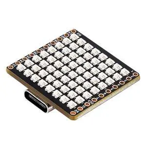 ESP32-S3 Micro Development Board 8x8 LED Wi-Fi + Bluetooth Low Energy Development Board
