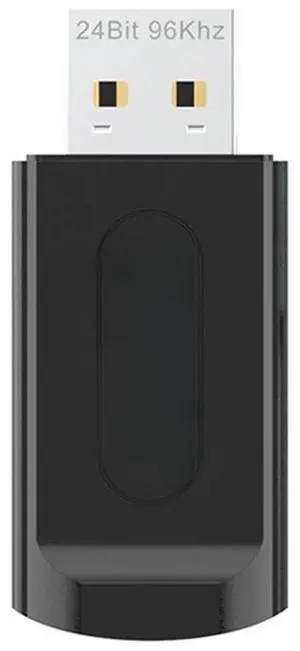 QCC3040 24-bit 96Khz KB9P Bluetooth 5.2 Audio Transmitter with Microphone HD Adaptive Low Latency 3.5mm Aux for TV Computer