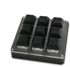 9-key wireless customizable keyboard 2.4G USB Bluetooth three-mode buttons custom hot-swap buttons