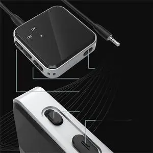 2 in 1 HiFi Bluetooth 5.2 HD Transmitter Receiver Wireless 3.5mm AUX Optical Adapter for Car TV Stereo System