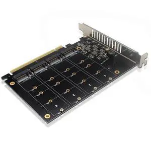 PH44 disk array card PCIE signal shunt array card