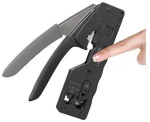 Network cable crimping pliers RJ45 crimping tool wire stripping pliers suitable for RJ45 7 6 5 RJ11 RJ12 connector crimping pliers