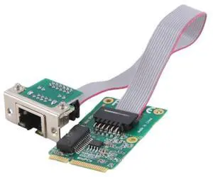 Mini PCI-E network card curved pin Gigabit single port server network card I210AT chip GBE Ethernet RJ45 network card