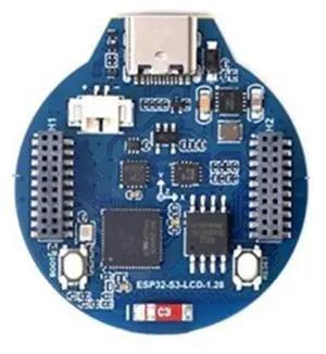 ESP32-S3 development board 32-bit LX7 dual-core processor, equipped with 1.28-inch IPS circular LCD display, supports WiFi/Bluetooth