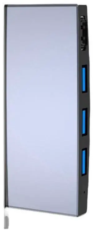 For 1 USB Docking Station with 4K HDMI Compatible 2 Ports USB 3.0 Memory Card Slot Card Reader