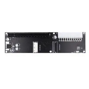 SFF-8612 8X to PCIE X16 PCI-Adapter with ATX 24n Power Port for Motherboard Graphics Card