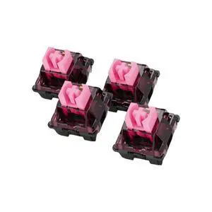 70pcs MX keyboard switches 5-pin linear silent shaft switch hot-swappable for DIY gaming mechanical keyboard