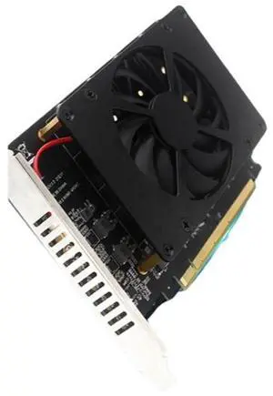 PCIEX16 M2 M SSD RAID array expansion adapter card motherboard PCIE split card